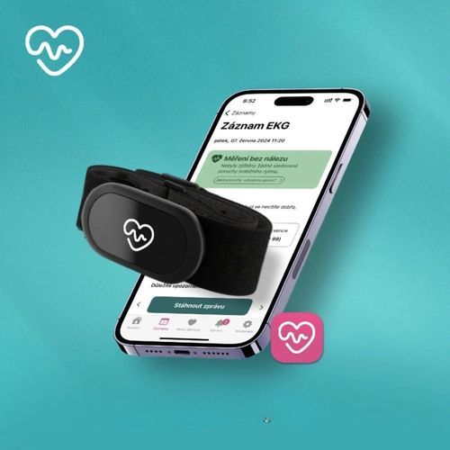Pulsómetro de tipo cinturón - Kardi Ai ECG long-term monitoring - 12/6/3 months licence - KARDI AI Technologies s.r.o. - Bluetooth