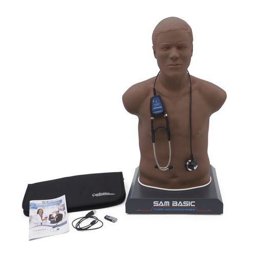 Maniquí de prácticas para atención general - SAM 3G® - 3B Scientific   - para COVID-19 / de auscultación / para ECG