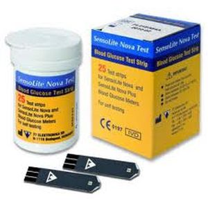Tira de prueba de diabetes - SensoLite Nova  - 77 Elektronika - de glucemia / de sangre