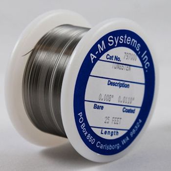 Cable metálico para la fabricación de dispositivos médicos - 797 series - A-M Systems  - de tungsteno
