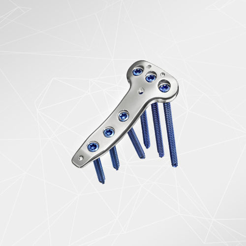 Placa de compresión para fragmentos óseos pequeños - LOQTEQ®3.5 - aap Implantate - para tibia / porción proximal / porción medial