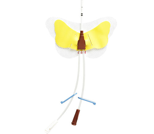 Fijador de catéter para catéter intravenoso - Wing grip CVC - ACE Medical   - en cuello / adhesivo