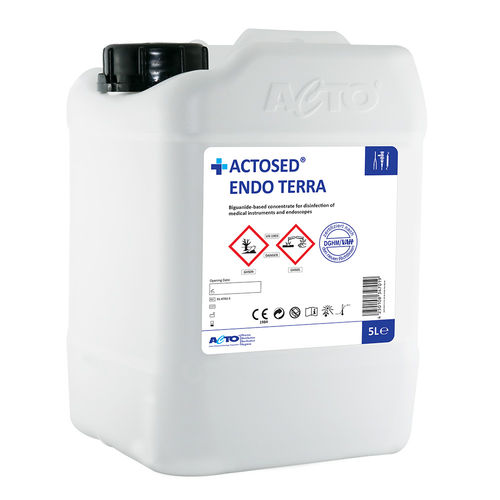 Desinfectante para endoscopios - ACTOSED® ENDO TERRA - Acto   - para instrumental dental / líquido / 5000 mL