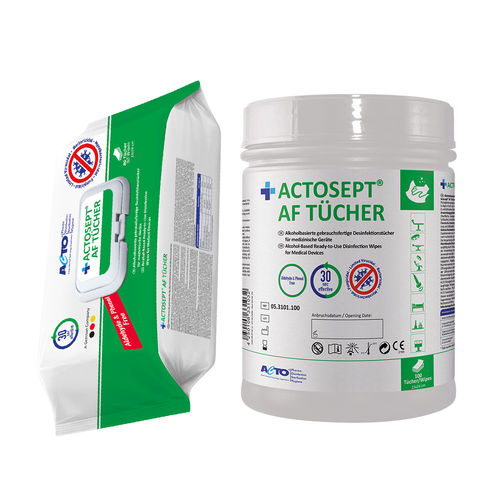 Toallita limpiadora para suelos y superficies - ACTOSEPT® AF Tücher - Acto   - lote de 100 / lote de 80