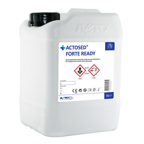Desinfectante para instrumental quirúrgico - ACTOSED® Forte Ready - Acto   - para endoscopios / líquido / 5000 mL