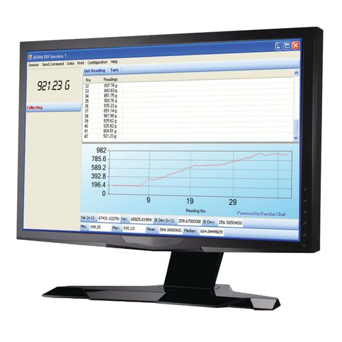Software de análisis - AdamDU - Adam Equipment Co   - de gestión de datos / de control / de captura