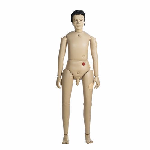 Maniquí de prácticas para cuidados de enfermería - AR2000    - Adam, Rouilly - para traqueotomía / de inyección intramuscular / de nutrición