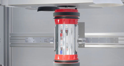 Sistema de tubos neumáticos de descarga - Aerocom - de laboratorio / automático