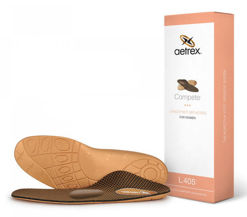 Plantilla ortopédica con almohadilla para el talón - L405  - Aetrex Worldwide  - con refuerzo del arco longitudinal / con almohadilla plantar / para fascitis plantar