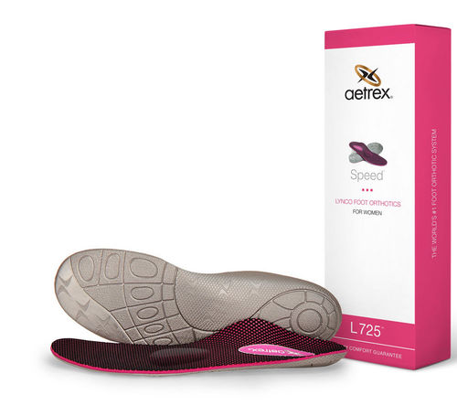 Plantilla ortopédica con almohadilla para el talón - L725  - Aetrex Worldwide  - con refuerzo del arco longitudinal / con almohadilla plantar / para fascitis plantar
