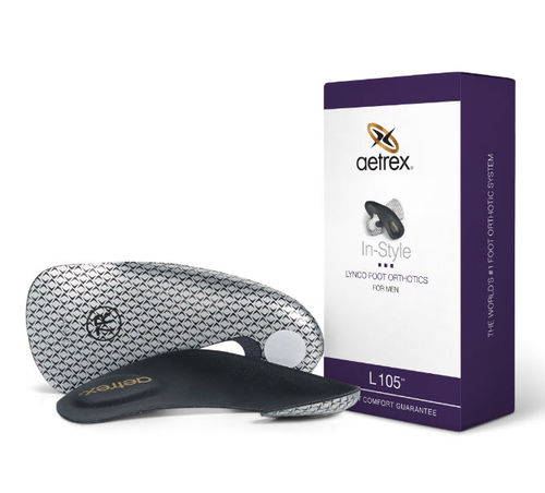 Plantilla ortopédica 3/4 con almohadilla para el talón - L105 - Aetrex Worldwide  - para adulto