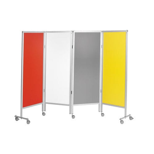 Biombo médico móvil - PV-3004/LR - AGA Sanitätsartikel - plegable / de pared / 4 paneles