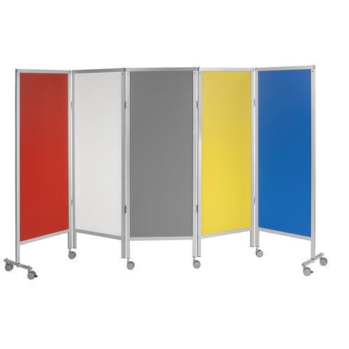 Biombo médico móvil - PV-3005/LR - AGA Sanitätsartikel - plegable / 5 paneles / reglable