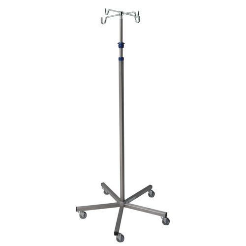 Portasueros con ruedas - Agencinox - 4 ganchos / telescópico / de acero inoxidable