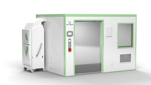 Sala blanca para el aislamiento de infecciones transmitidas por el aire - BIOCAIR® - airinspace - para enfermermedades infecciosas / para el sector médico / para laboratorio farmacéutico