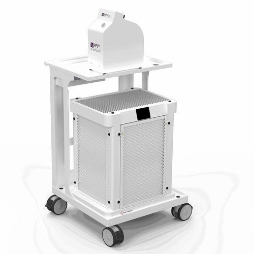 Carro de laboratorio - RHEA - airinspace - de hospital / para sala blanca / para consumibles