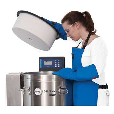 Congelador de laboratorio - MVE series - Chart Industries - con cofre / criogénico
