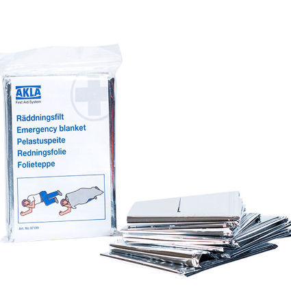Manta calefactada - 97199  - AKLA - de emergencia / de aluminio