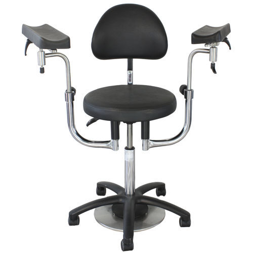 Taburete para consulta médica - ak 445 - Akrus GmbH & Co.KG - de altura variable / neumático / con ruedas