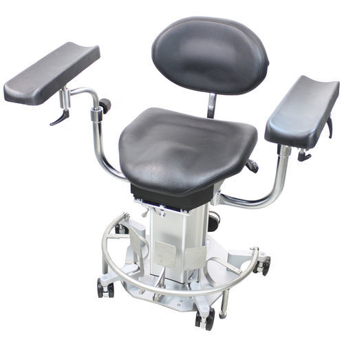 Taburete para consulta médica - ak 480 - Akrus GmbH & Co.KG - quirúrgico / de altura variable / eléctrico