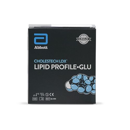 Prueba rápida para enfermedades cardiovasculares - CHOLESTECH LDX™ - Abbott - de lipoproteínas / de glucosa / de densidad