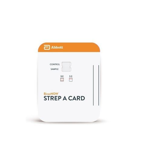 Prueba rápida para enfermermedades infecciosas - BINAXNOW™ - Abbott - de enfermedades respiratorias / de estreptococo A / de garganta