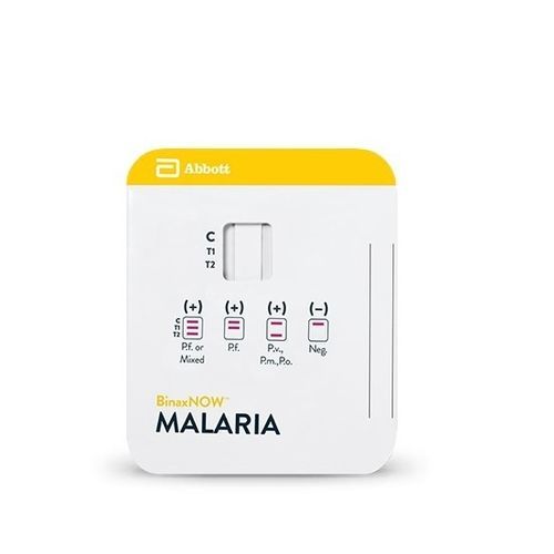 Prueba rápida de malaria - BINAXNOW™ - Abbott - para antígenos / de Plasmodium / de sangre total