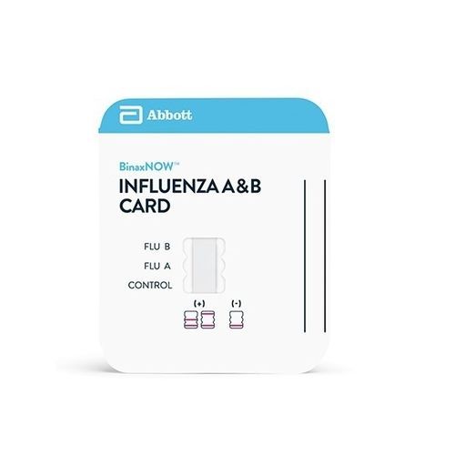 Prueba rápida de gripe - BINAXNOW® - Abbott - para antígenos / de influenza A / de influenza B