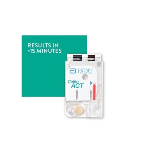 Kit de prueba de hematocrito - i-STAT ACTc - Abbott - de coagulación / de fibrinógeno / de trombina