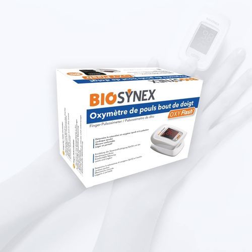 Pulsioxímetro de dedo - Oxy Flash - BIOSYNEX - médico / blanco
