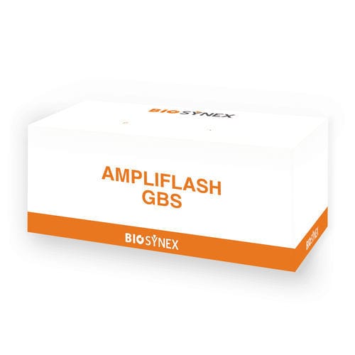 Prueba rápida de embarazo - AMPLIFLASH® GBS - BIOSYNEX - de células / con tira reactiva