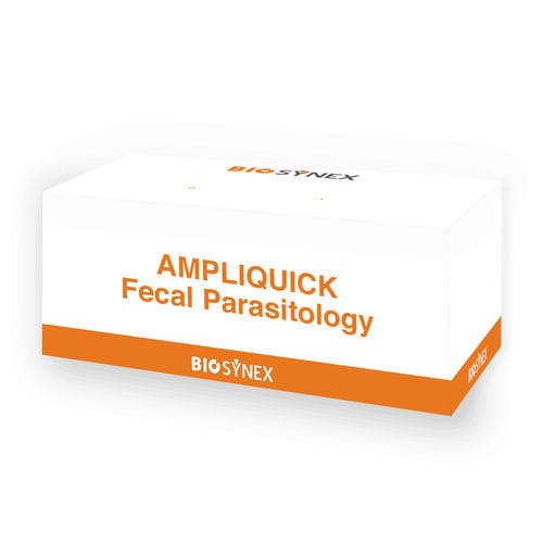 Prueba rápida de parásitos - AMPLIQUICK® - BIOSYNEX - para enfermermedades infecciosas / de heces / automática