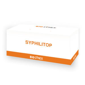 Kit de prueba de enfermedades de transmisión sexual - SYPHILITOP - BIOSYNEX - de IgG / de IgM / de Treponema pallidum