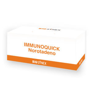 Kit de prueba de enfermedades gastrointestinales - IMMUNOQUICK® - BIOSYNEX - de adenovirus / de rotavirus / de virus Norwalk