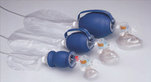 Insuflador manual de caucho - L670 series - Allied Healthcare Products - con válvula PEEP / con máscara / de un solo uso