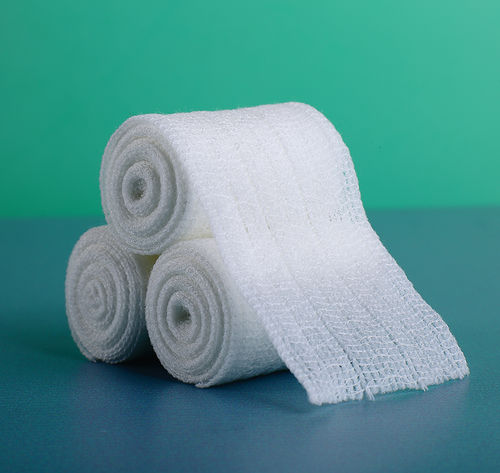 Venda tubular de poliéster - Allmed Medical Products   - elástico / transpirable