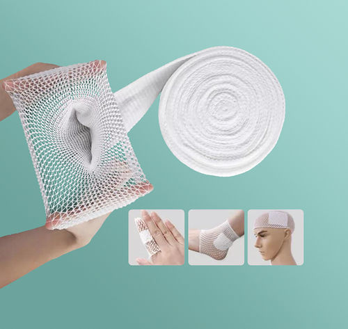 Venda tubular de poliéster - Allmed Medical Products   - de elastano / elástico / transpirable