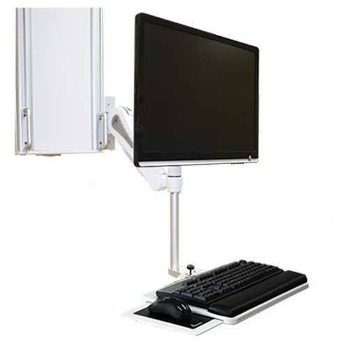 Brazo de soporte reclinable - Raven Combo - Amico - giratorio / para monitor / médico