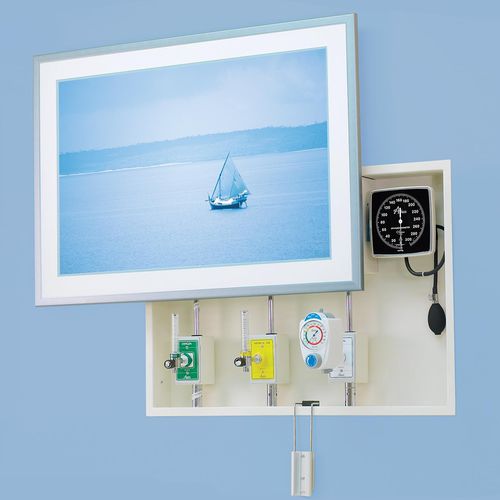 Unidad de distribución de gases medicinales de pared - Artwall - Amico - con enchufes