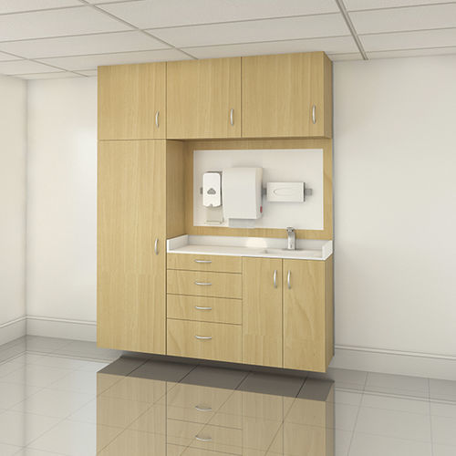Estructura de muros para centro sanitario - NuLook Casework - Amico - prefabricada