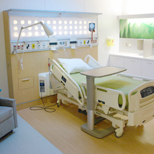 Unidad médica de cabecera horizontal - Majestic - Amico - con luz / personalizable