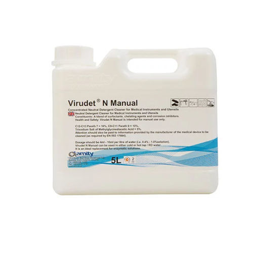 Desinfectante para instrumental quirúrgico - VIRUDET N  - Amity International - para endoscopios / líquido / 5000 mL