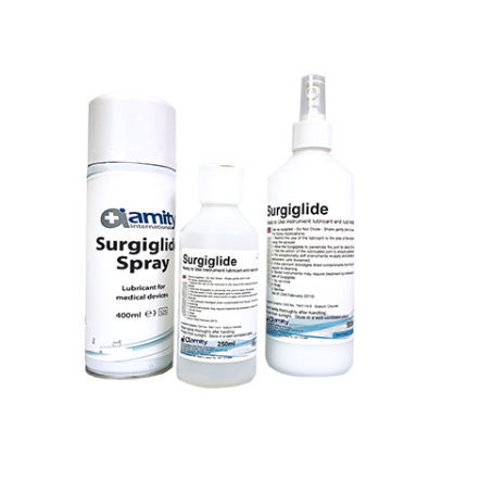 Desinfectante para instrumental quirúrgico - SURGIGLIDE - Amity International - líquido / 500 mL / 250 mL