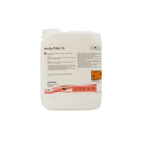 Desinfectante para instrumental quirúrgico - PAA 15 - Amity International - líquido / 5000 mL / a base de ácido peracético