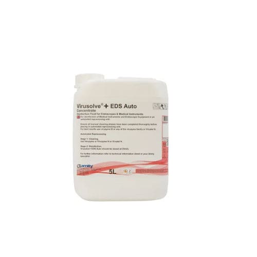 Desinfectante para instrumental quirúrgico - VIRUSOLVE+ EDS AUTO - Amity International - para endoscopios / líquido / 5000 mL