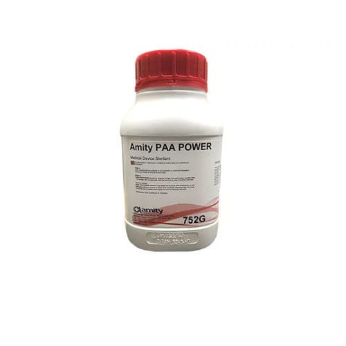 Desinfectante para instrumental quirúrgico - PAA POWER - Amity International - para endoscopios / polvo / 750 ml