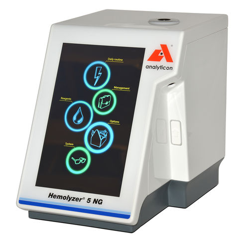 Analizador de hematología automático - Hemolyzer 5 NG - Analyticon Biotechnologies GmbH - para hospitales / de mesa / 27 parámetros