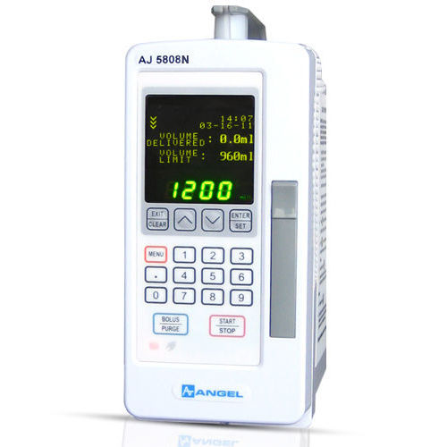 Bomba de infusión 1 vía - AJ 5808A - Angel Canada Enterprises - volumétrica / para adulto / pediátrica