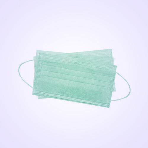 Mascarilla quirúrgica de polipropileno - MS-17 series - Angiplast   - sin látex / para adulto / verde
