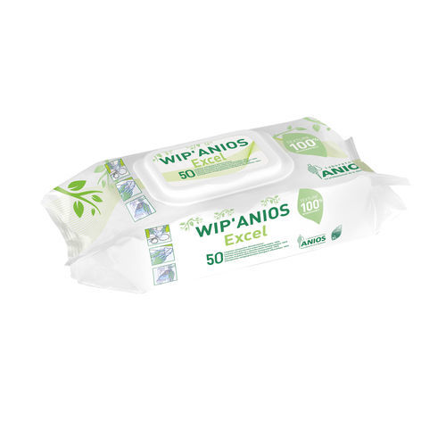 Toallita limpiadora para suelos y superficies - WIP'ANIOS EXCEL - ANIOS Laboratoires  - lote de 100 / lote de 50